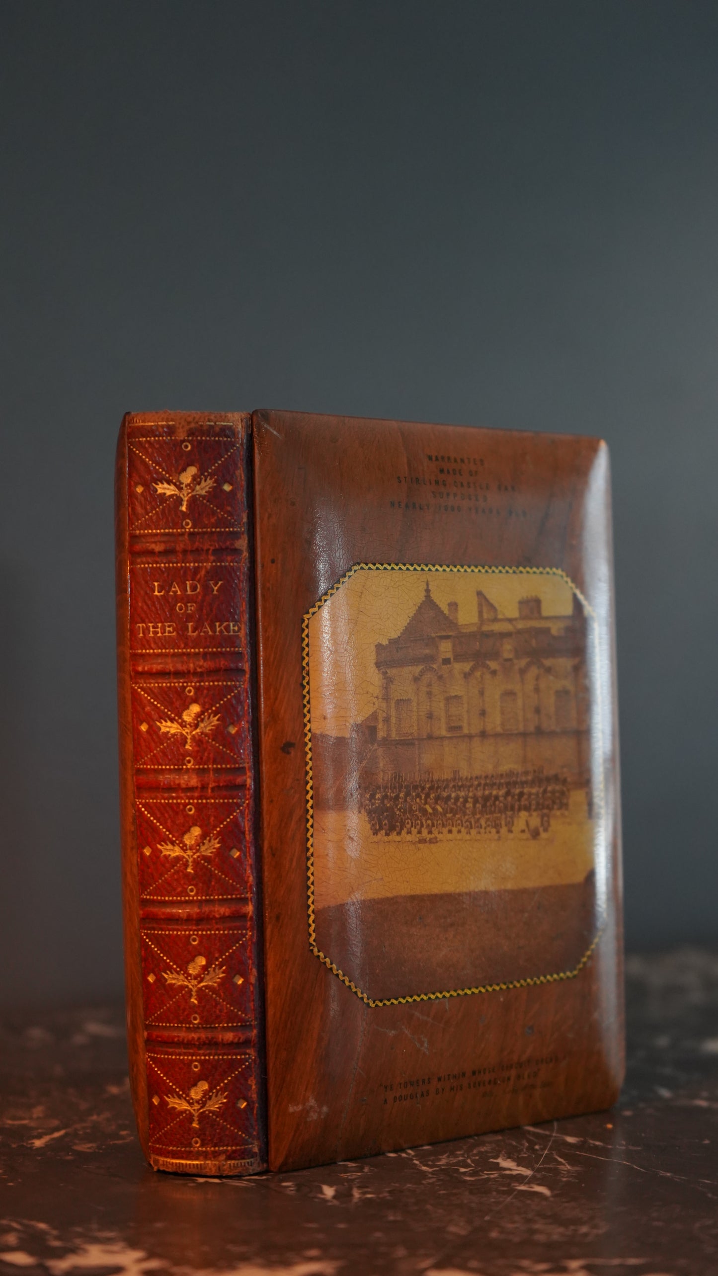 Mauchline Binding 1869 "The Lady of the Lake" by Sir Walter Scott
