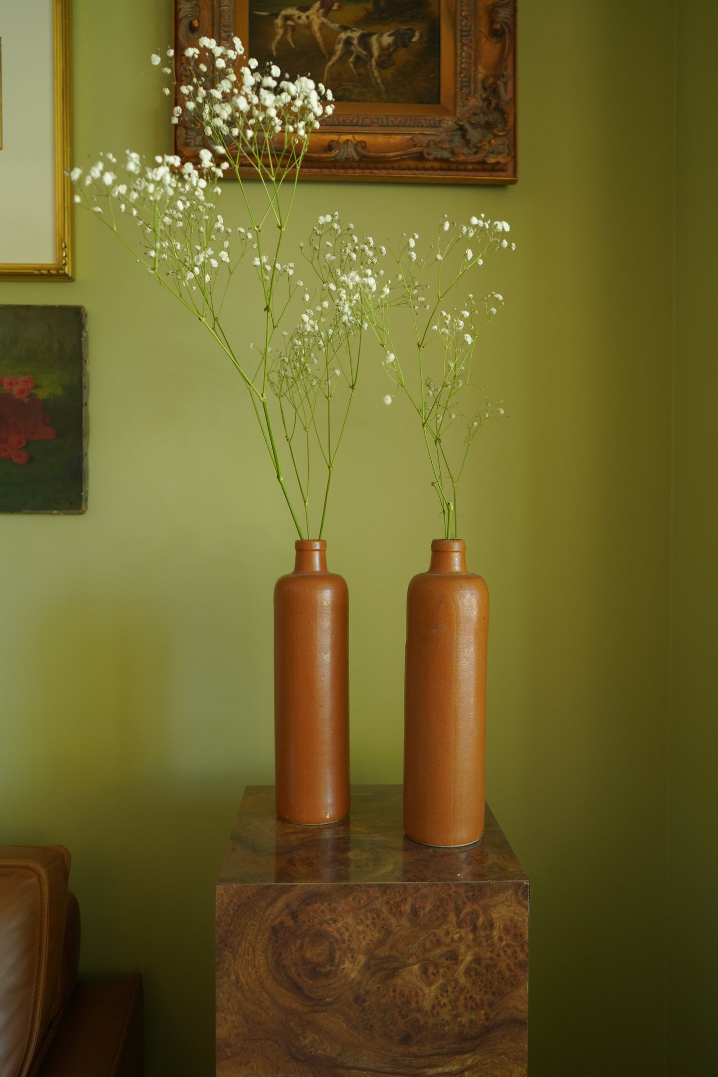 Salt-Glazed Stoneware Bottle