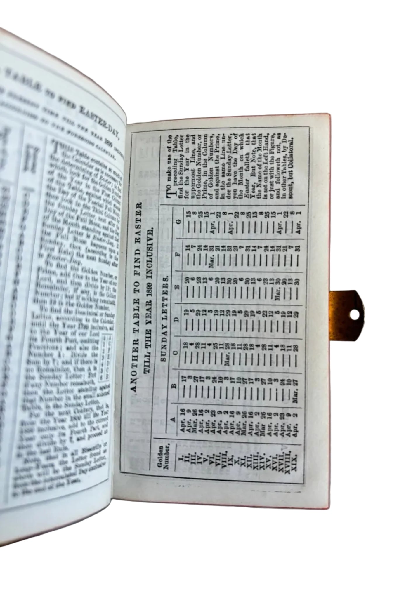 Antique Miniature Book of Common Prayer with Clasp