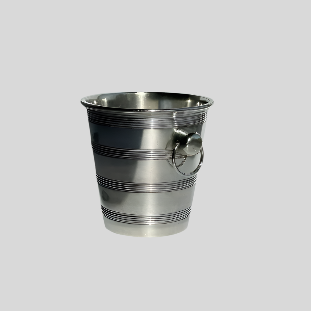 Antique Walker & Hall English Silver Plated Champagne Bucket with Removable Insert