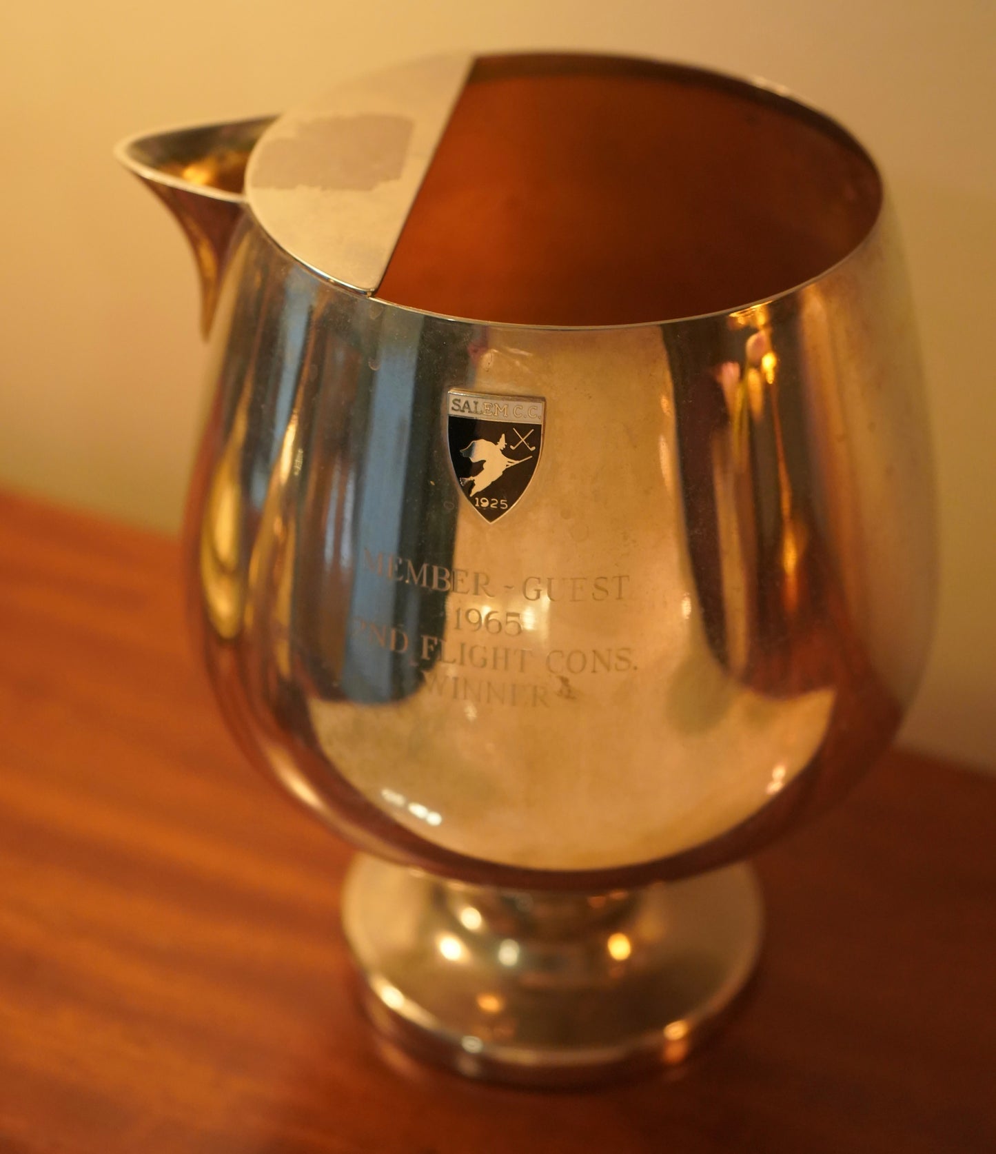 Vintage Silver Plated Trophy Pitcher