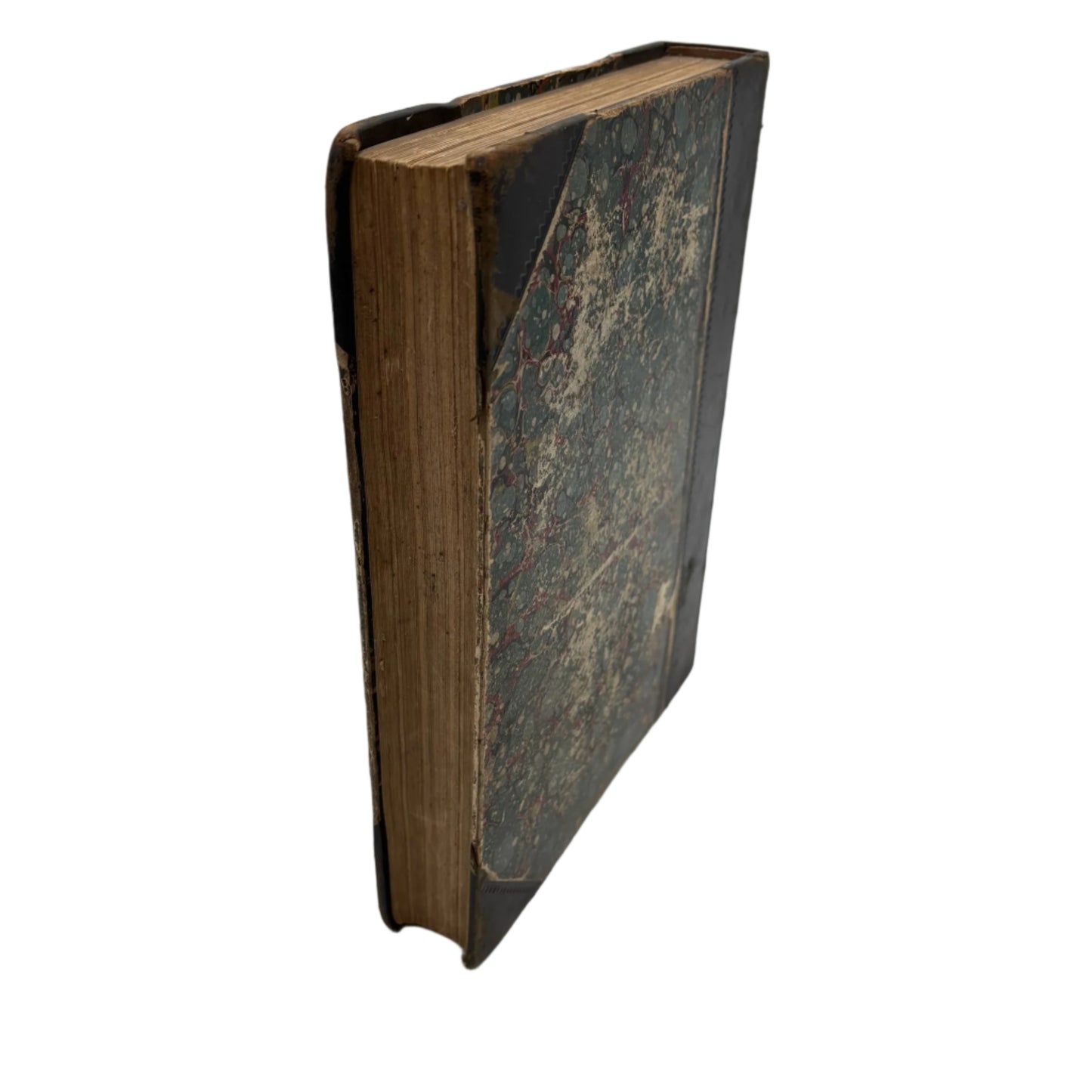XL "The Adventures of Oliver Twist and Martin Chuzzlewit" Black Half Leather Book