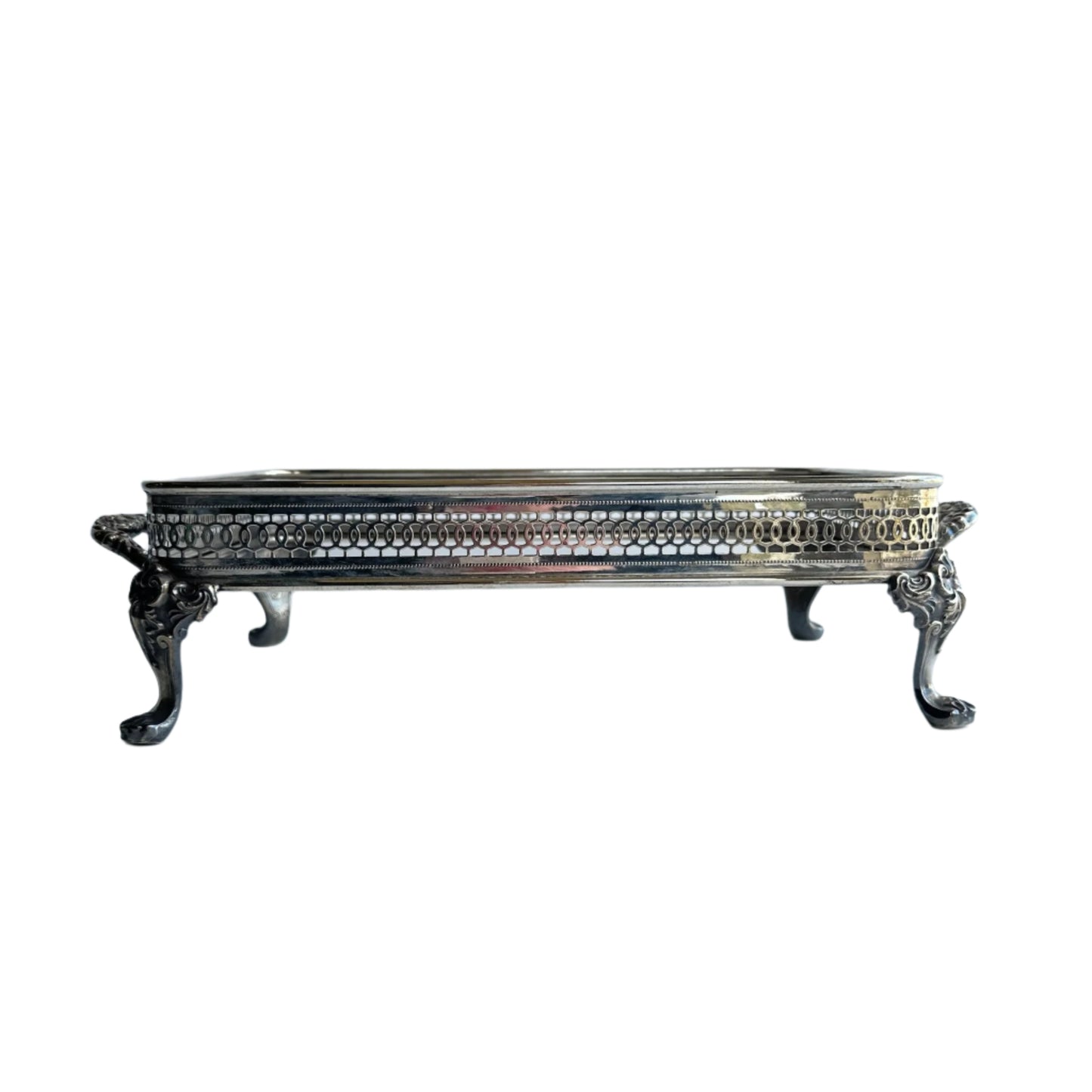 Victorian Silver-Plate Gallery Stand