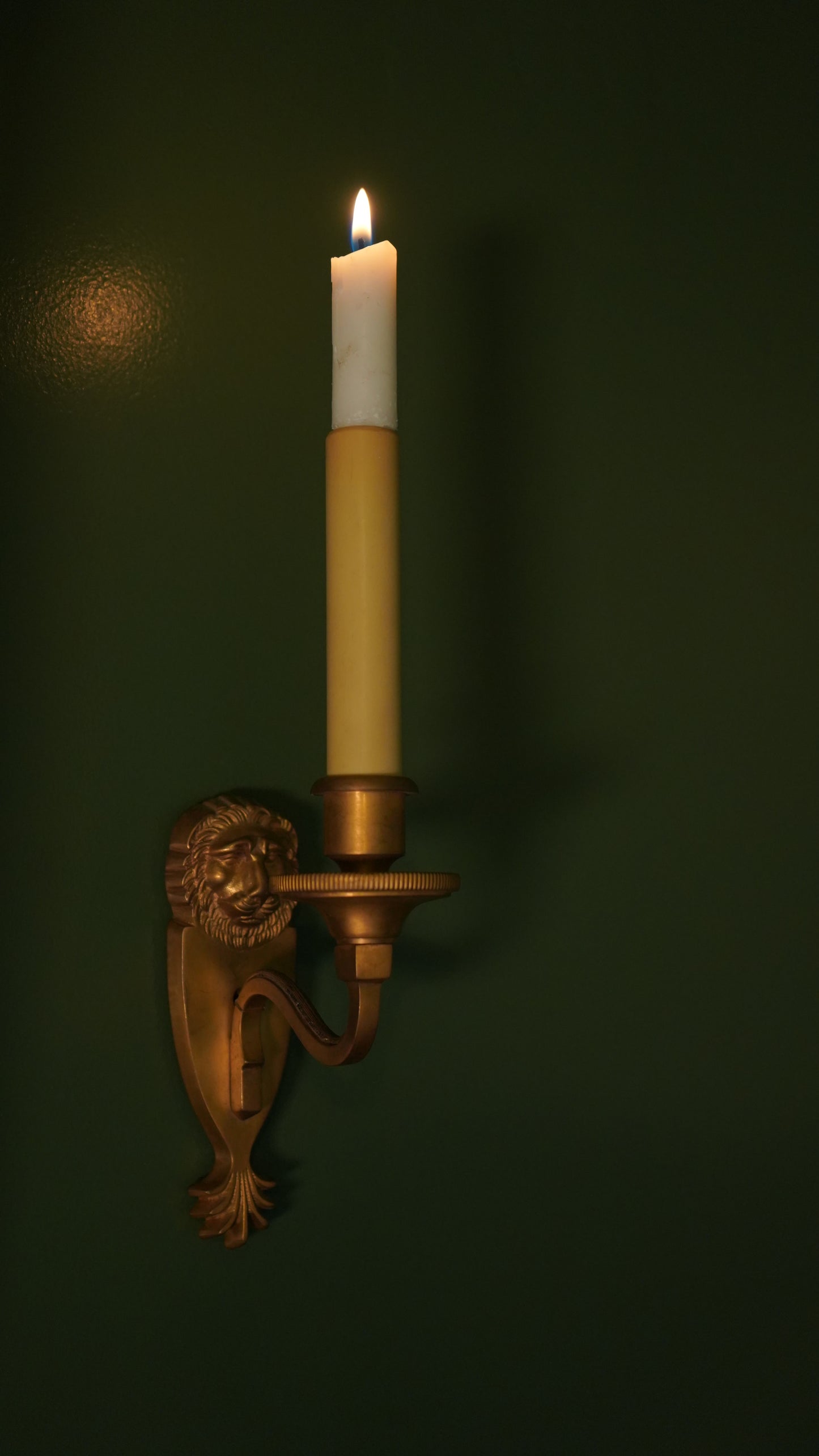 Pair of Empire Style Gilt Bronze Sconces