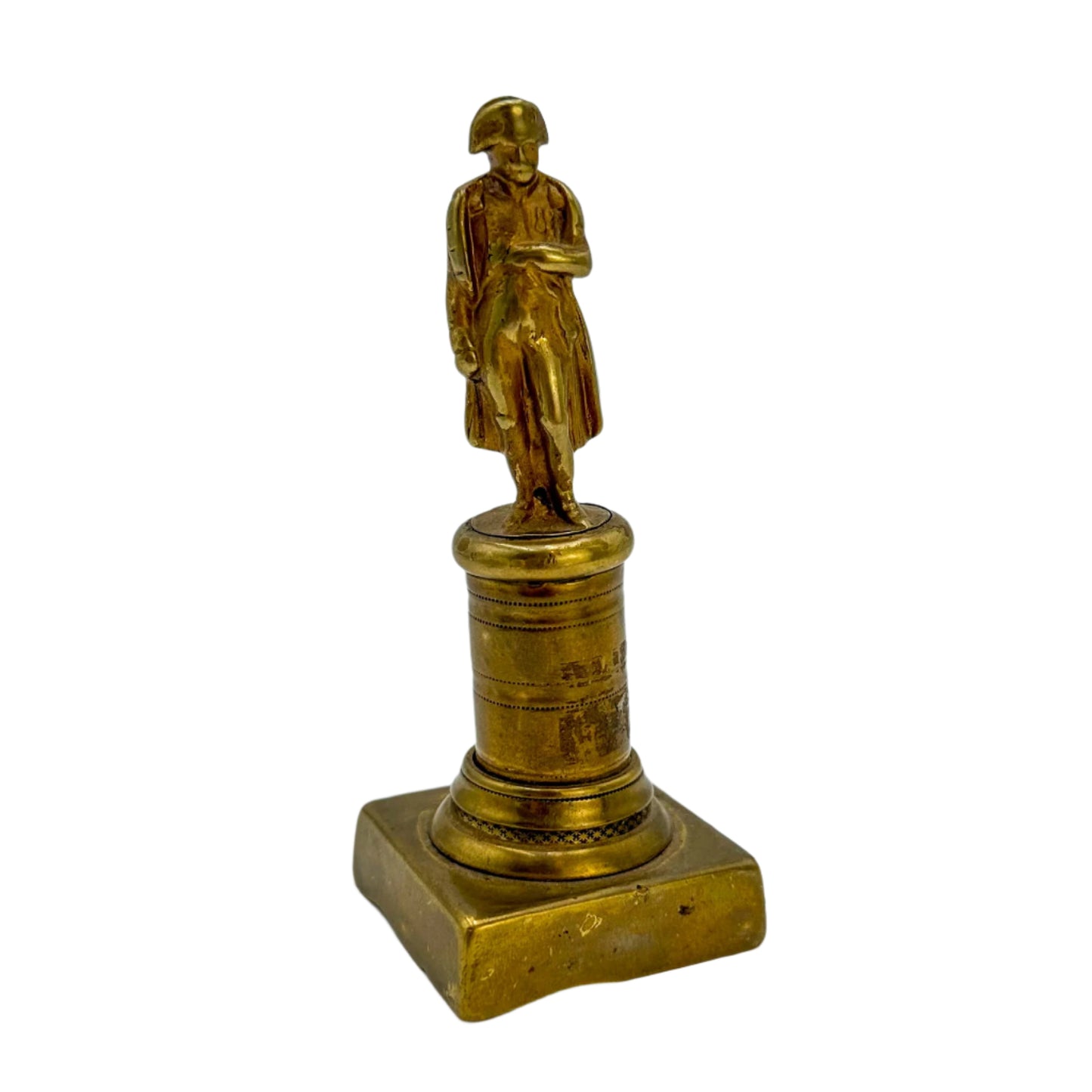 ^ Late 19th Century Miniature Brass Figurine of Napoleon