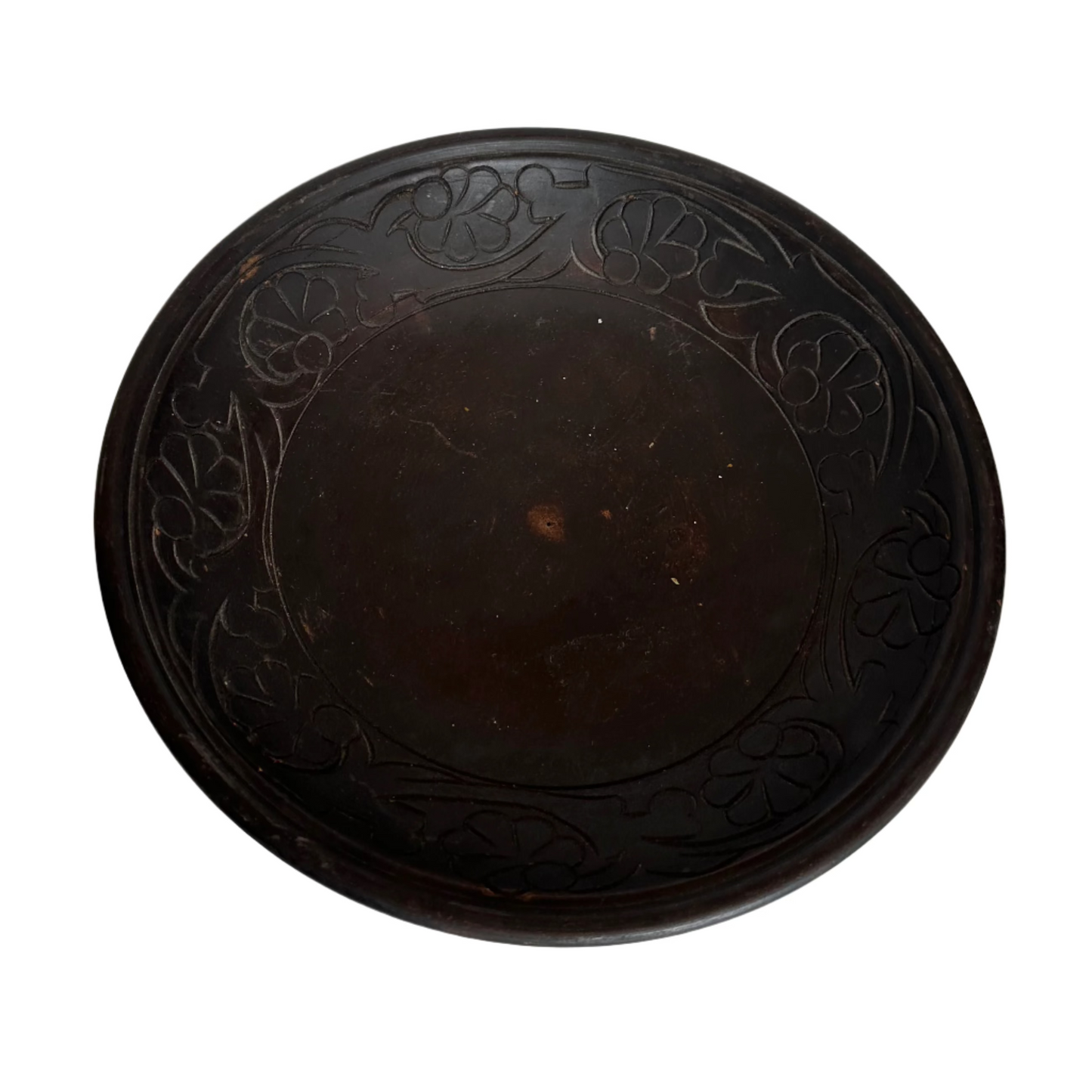 Antique Hand-Carved Treenware Bowl