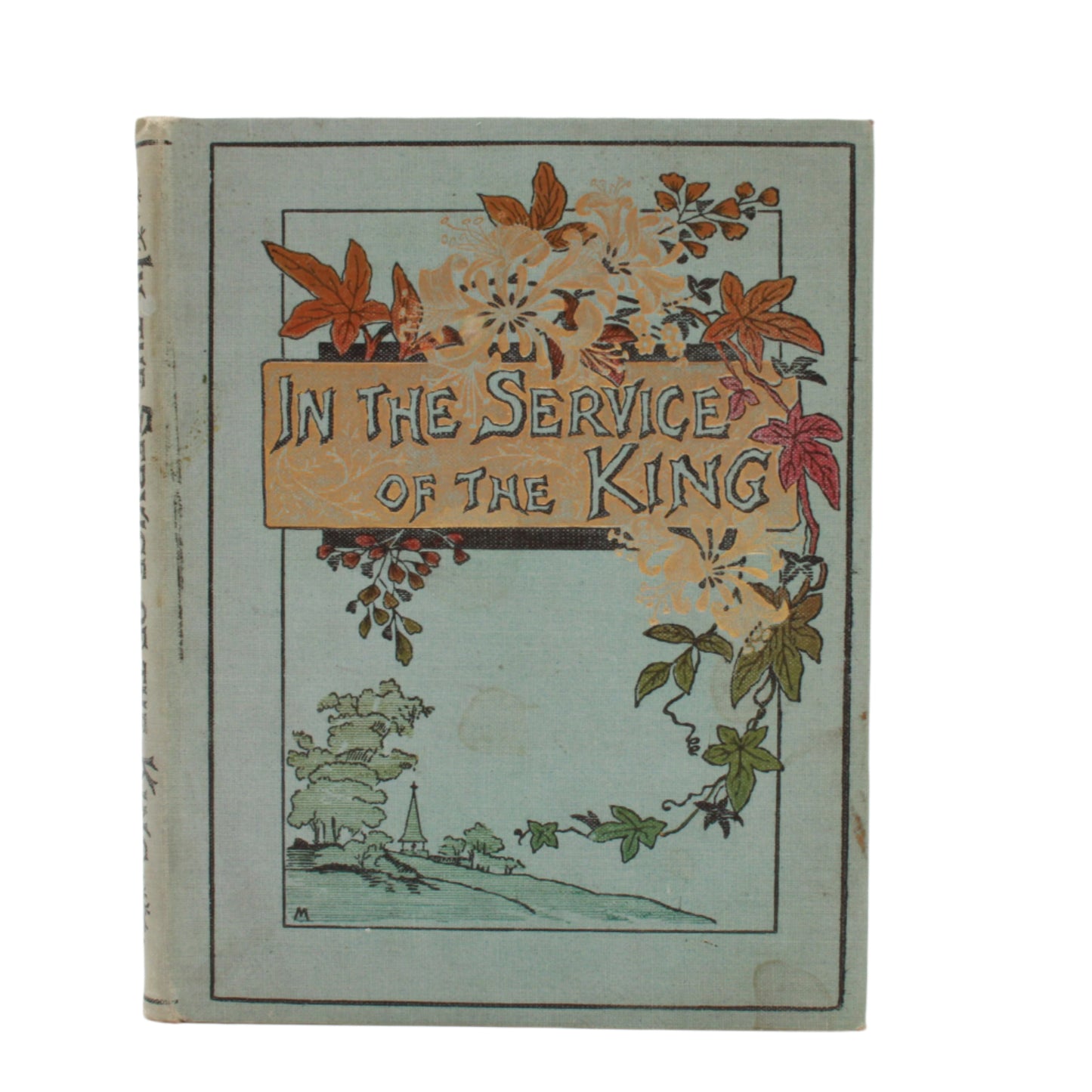 "In the Service of the King" Baby Blue Cloth Book