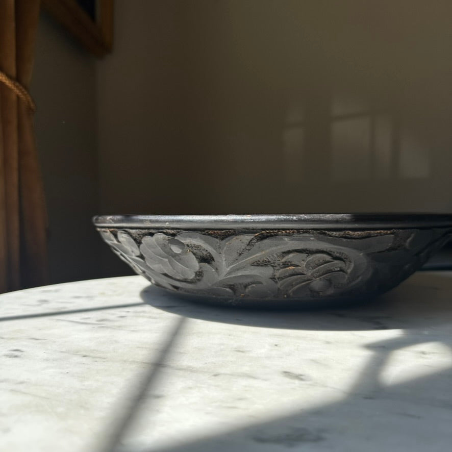 Antique Hand-Carved Treenware Bowl