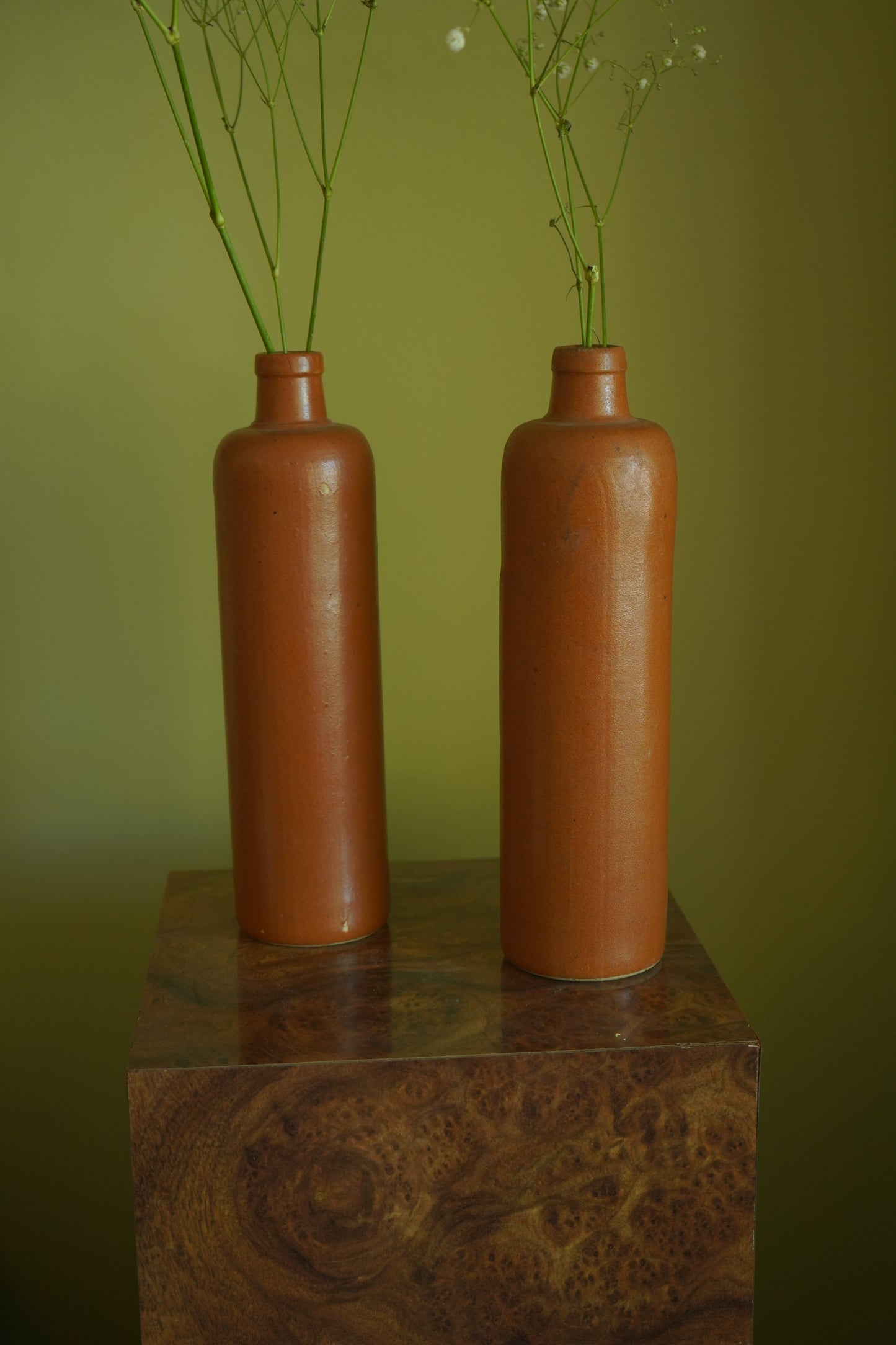 Salt-Glazed Stoneware Bottle