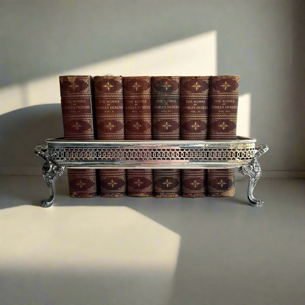 Victorian Silver-Plate Gallery Stand