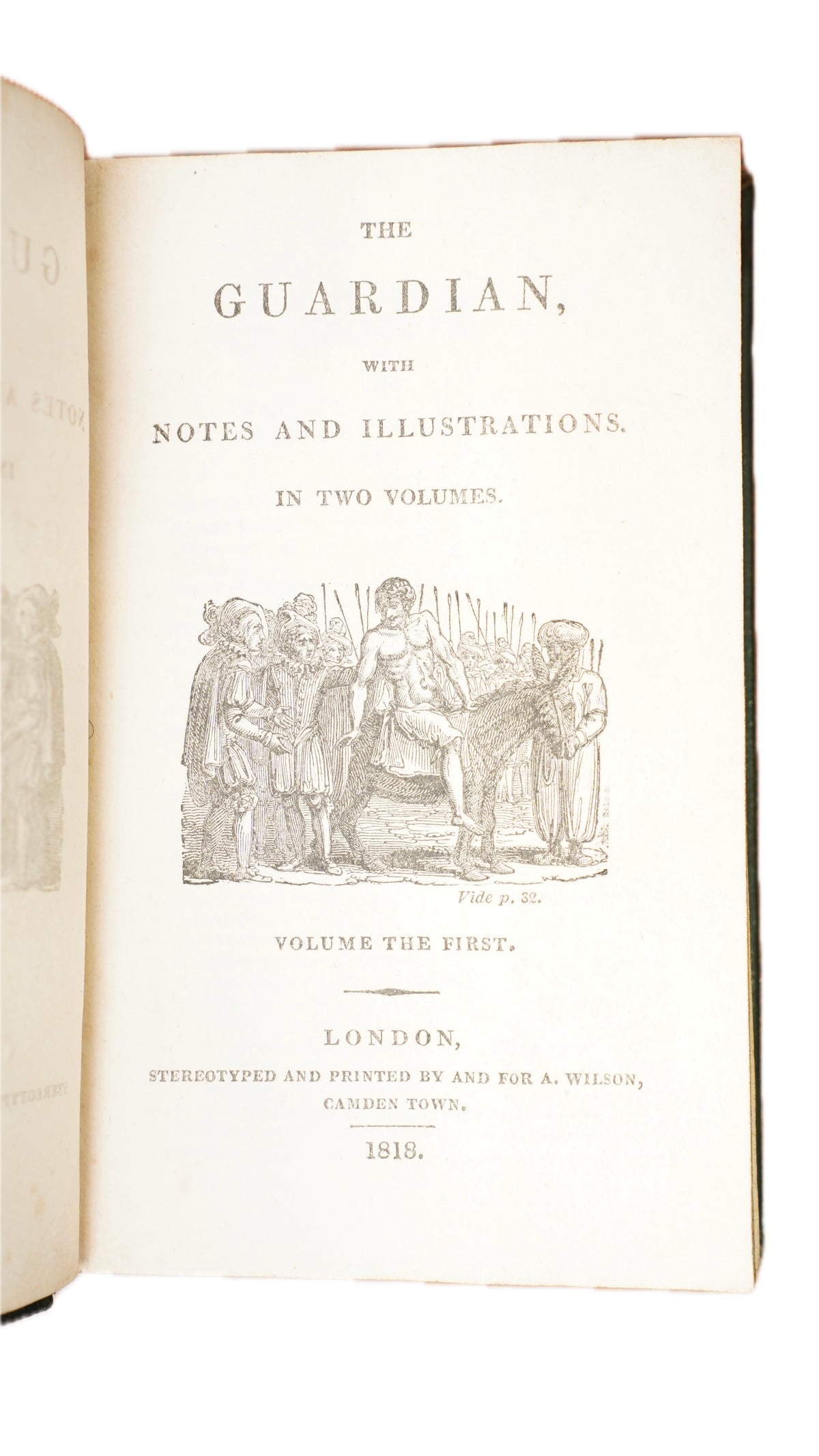 The Guardian Steele Addison 2 Volume Set 1818 Green Morocco