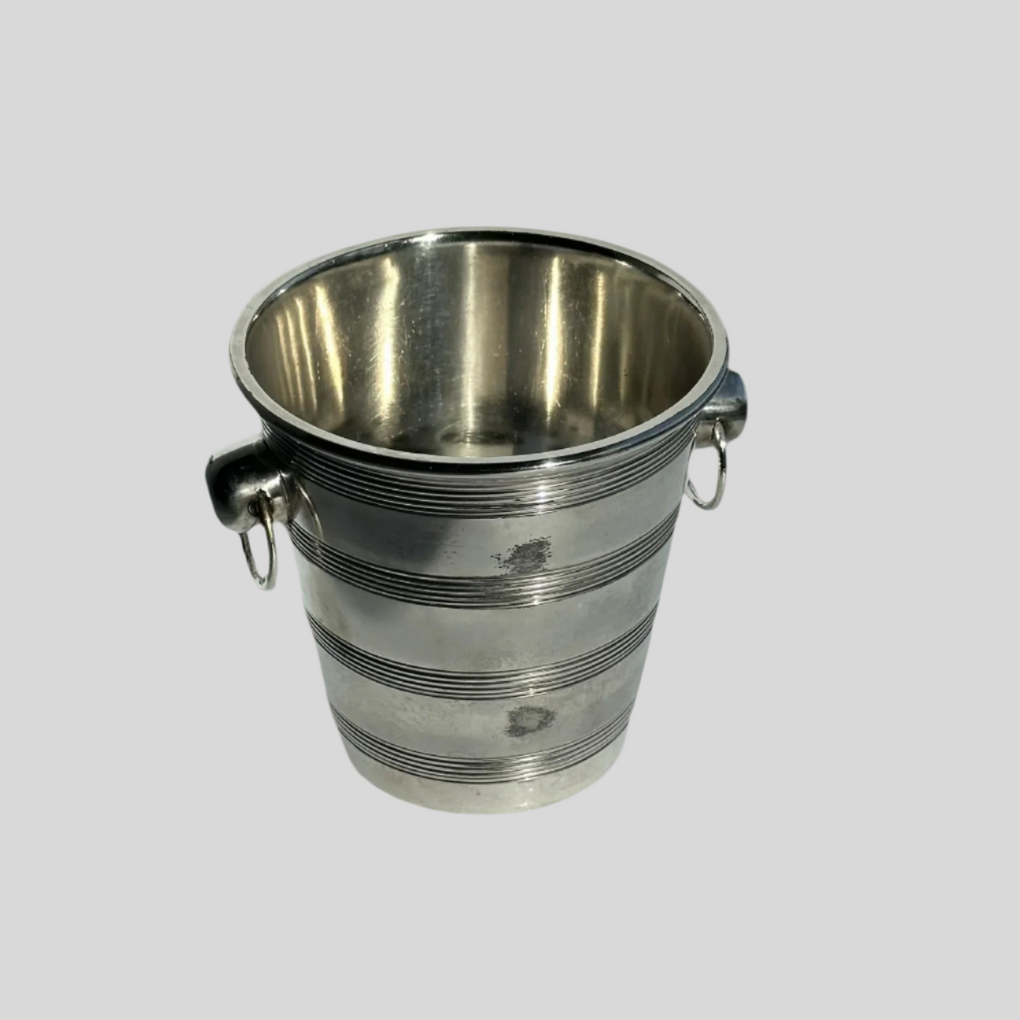 Antique Walker & Hall English Silver Plated Champagne Bucket with Removable Insert