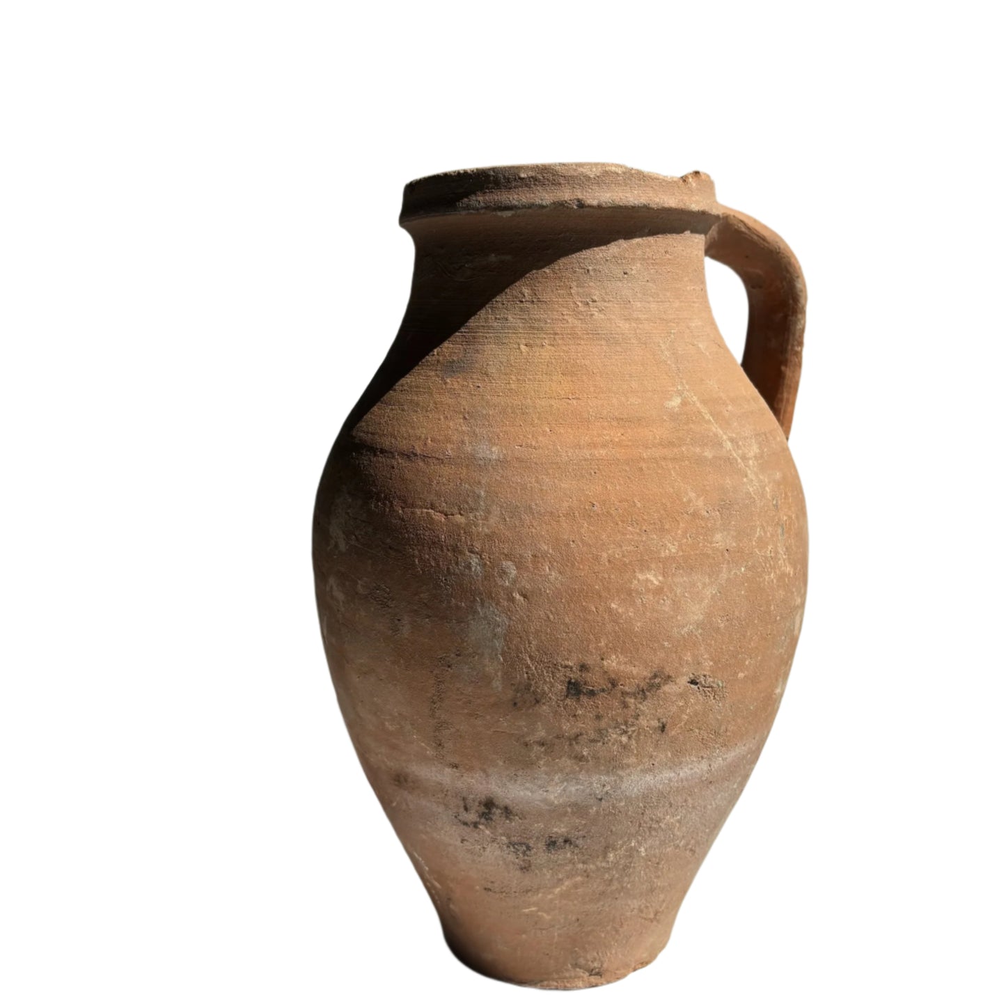 Vintage Turkish Terracotta Unglazed Jug