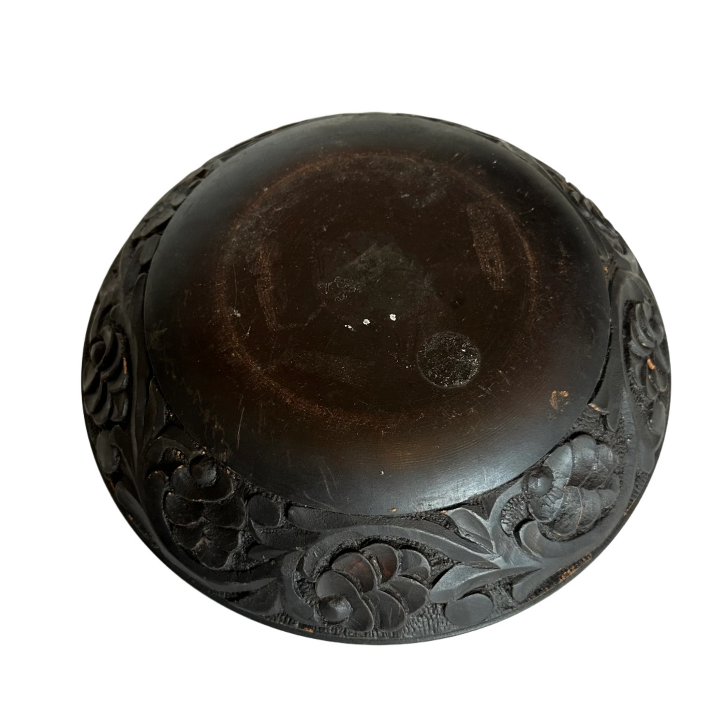 Antique Hand-Carved Treenware Bowl