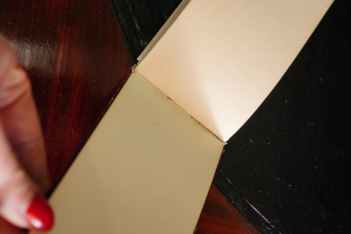 Antique Gilt Tooled Leather Autograph Album