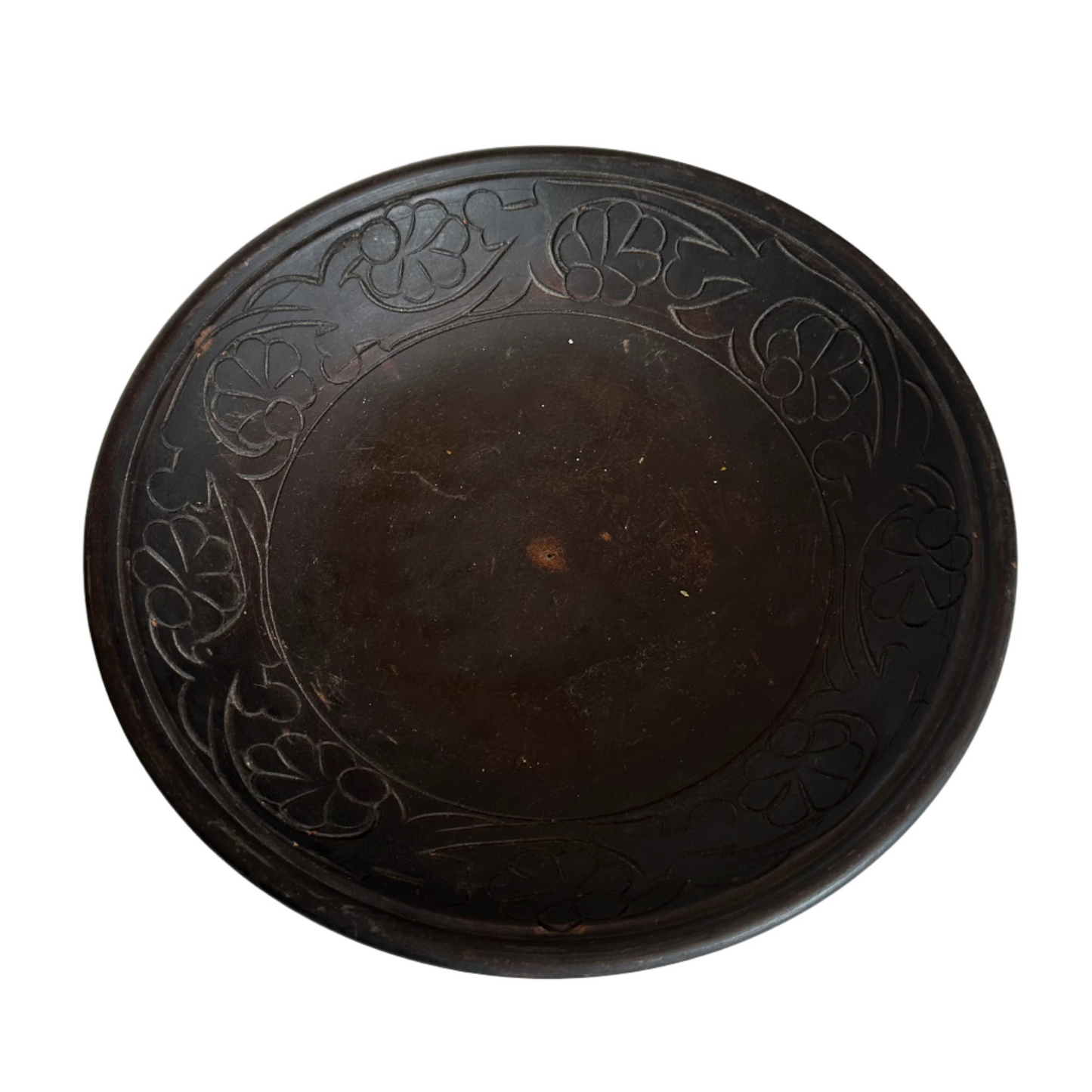 Antique Hand-Carved Treenware Bowl