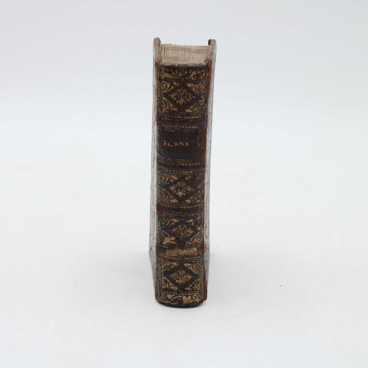 Miniature 1661 "The Comedies of Terence (Terentii Comaediae Sex)" Full Brown Leather Book
