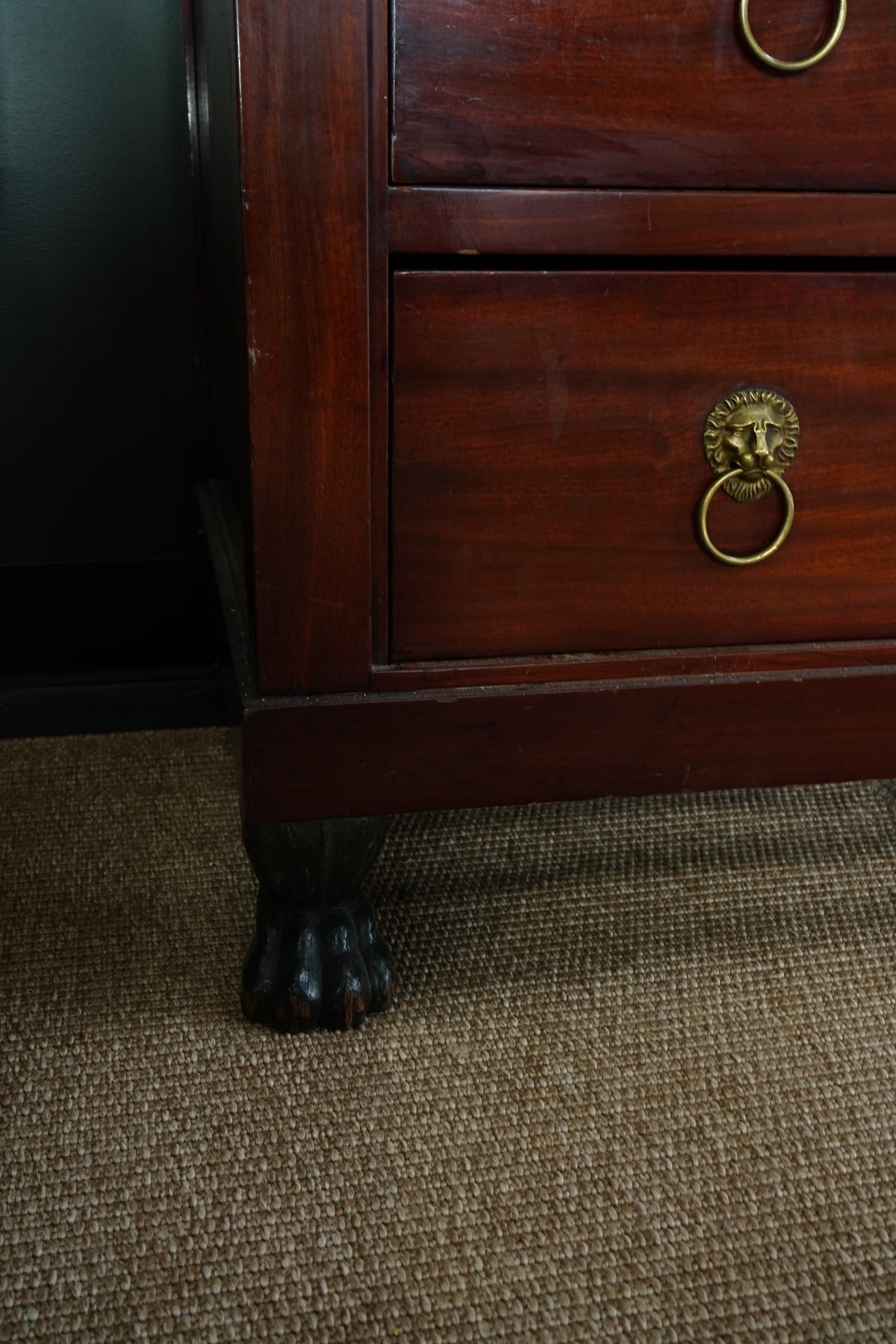 Antique French Restauration Mahogany Commode
