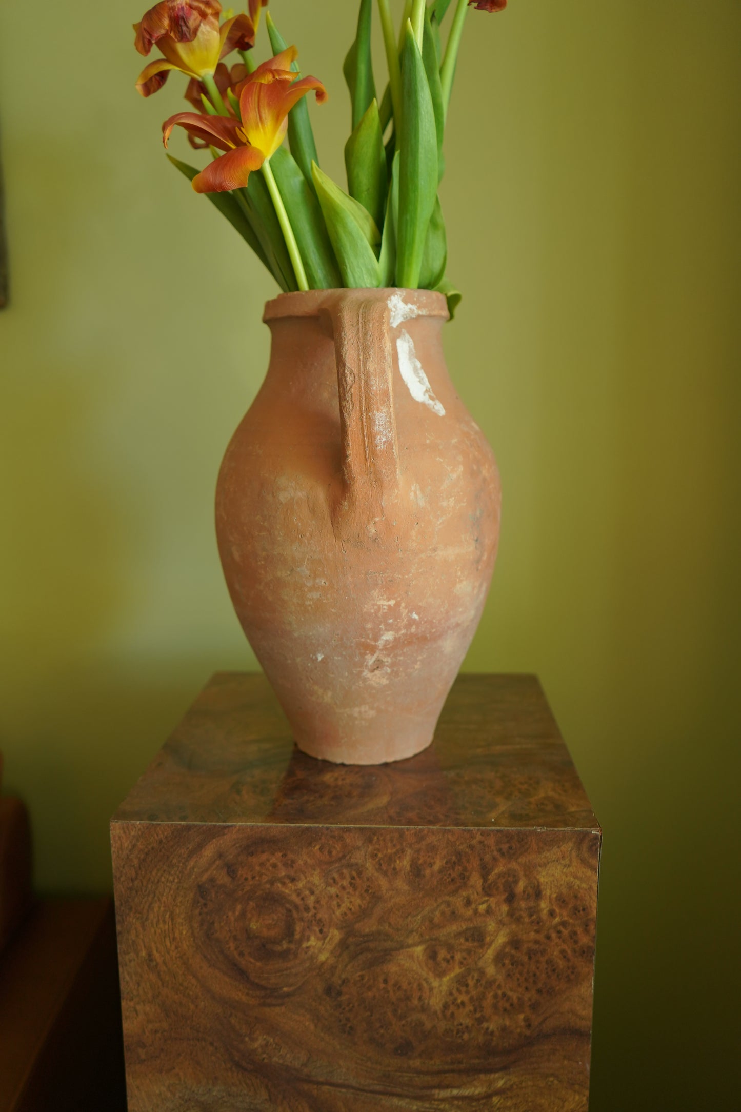 Vintage Turkish Terracotta Unglazed Jug