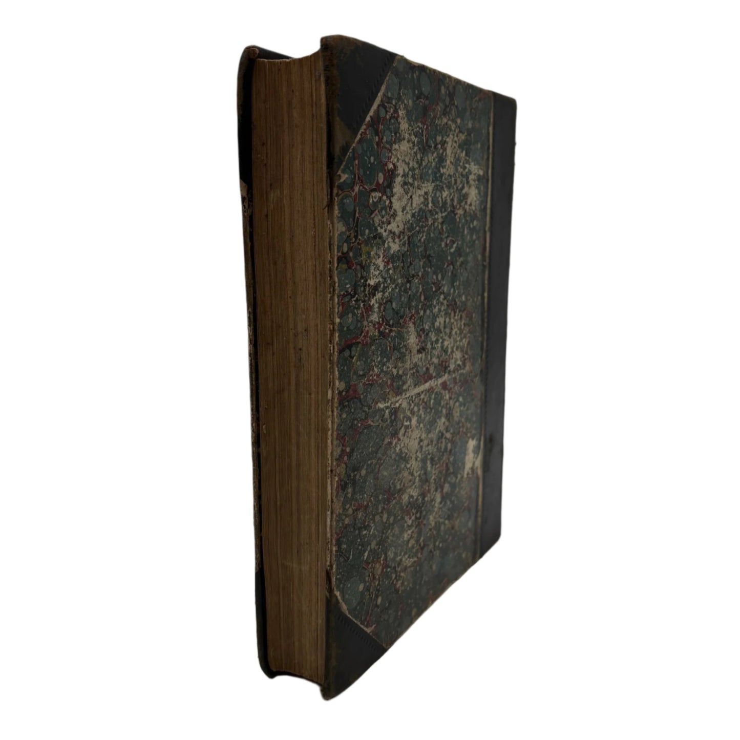 XL "The Adventures of Oliver Twist and Martin Chuzzlewit" Black Half Leather Book