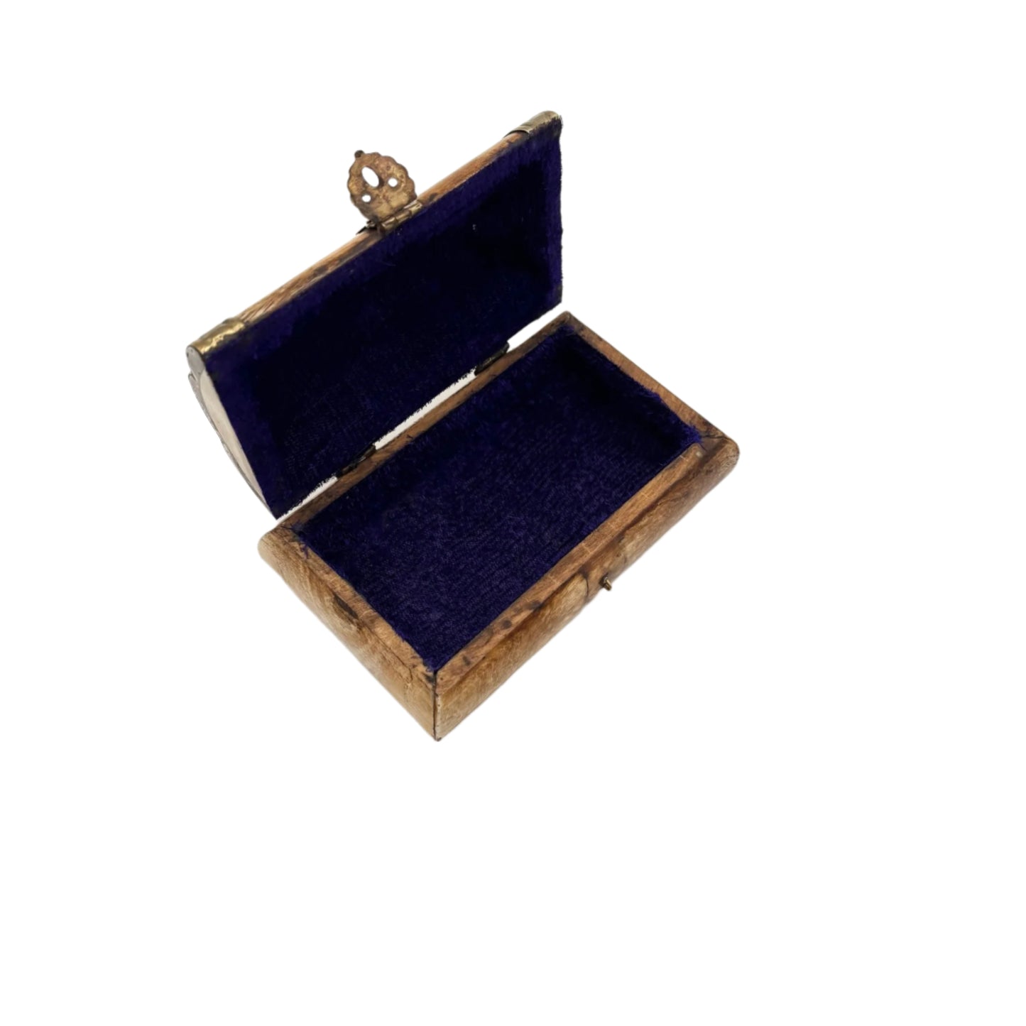 Small Vintage Bone & Brass Trinket Box