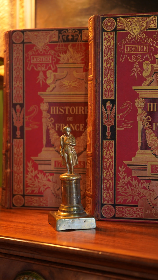 ^ Late 19th Century Miniature Brass Figurine of Napoleon