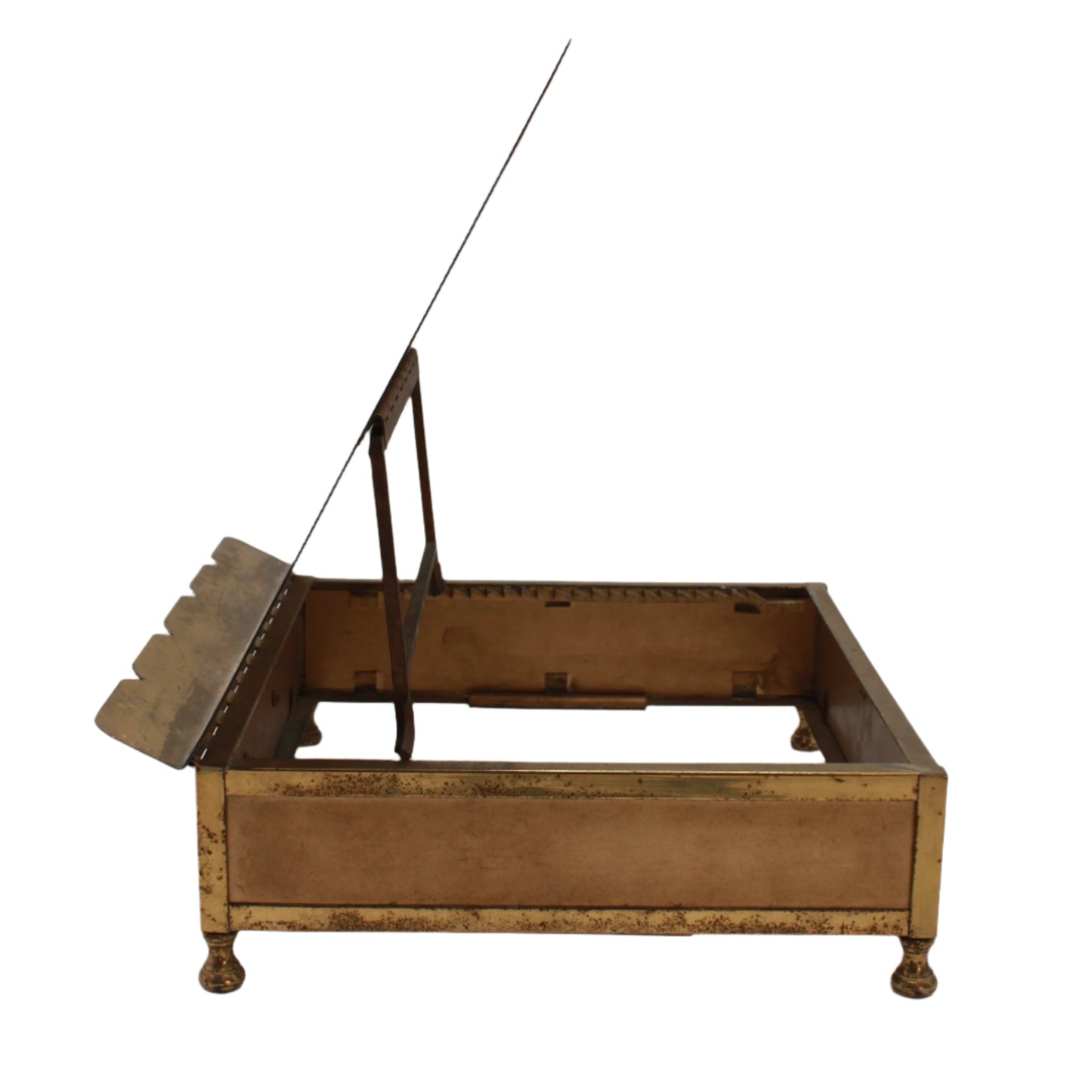 ^ Antique Brass Adjustable Bible Book Stand