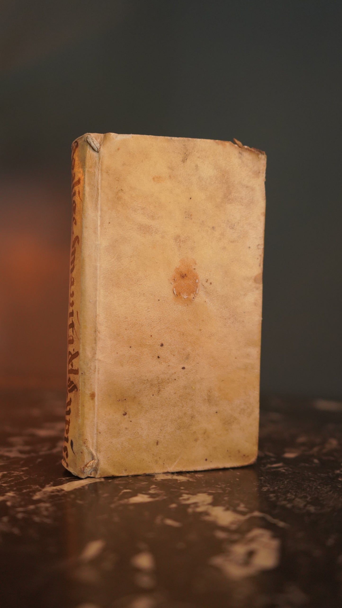 Miniature 1675 "La Valge Smarrita di antonio Lupis" Italian Vellum Book