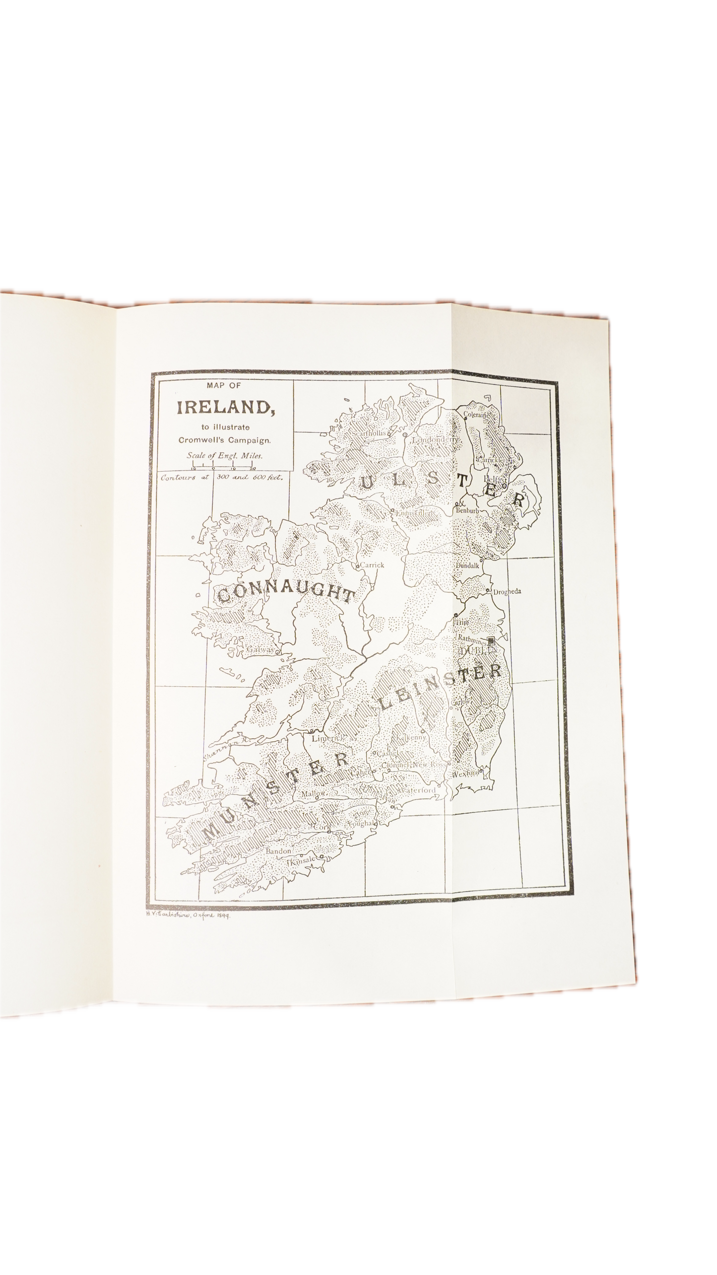 Oliver Cromwell by Charles Firth, Winchester College Prize Binding, 1905
