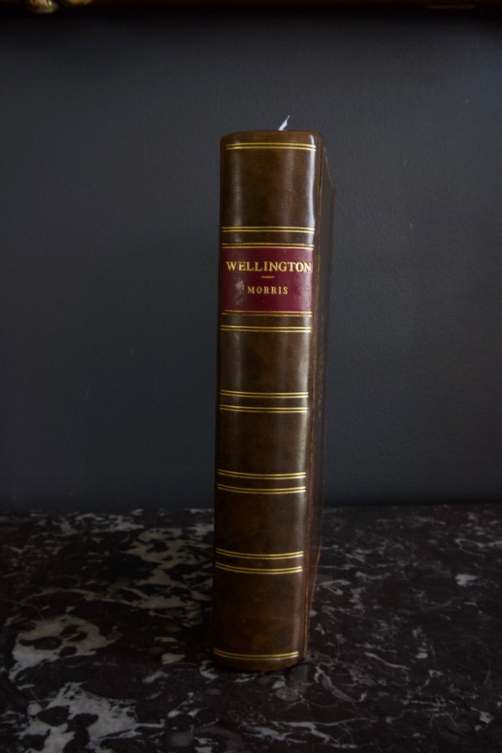 1905 Wellington Biography Tree Calf Prize Binding Military History