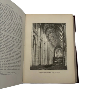 XL 1912 "Gothic Architecture in England" Red Cloth Book