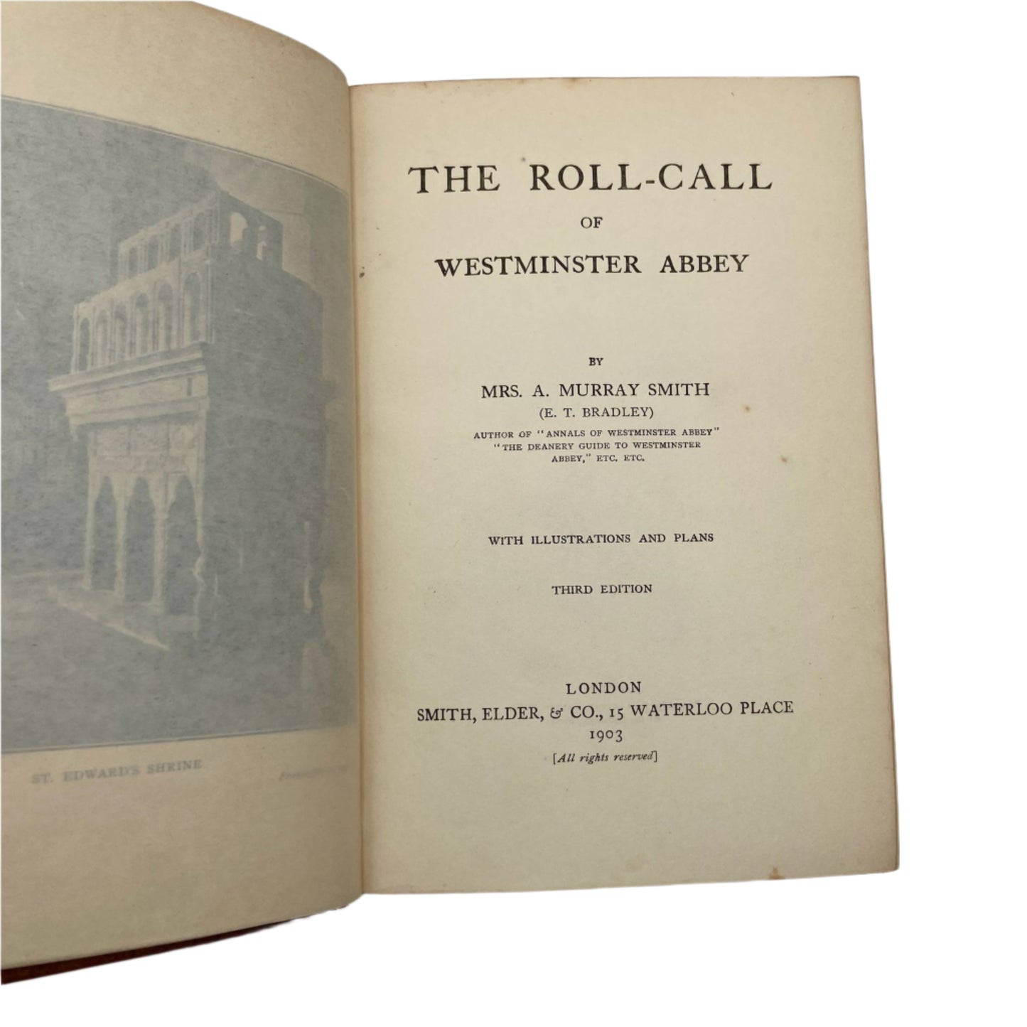 1903 The Roll-Call of Westminster Abbey Tree Calf Binding