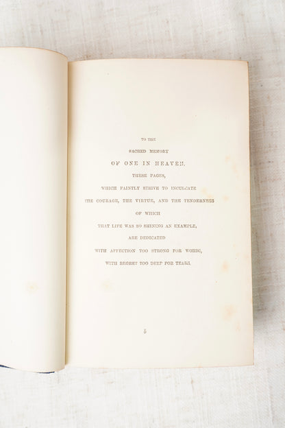 Antique St. Winifred's Blue Calf Bound Victorian School Novel, 1879