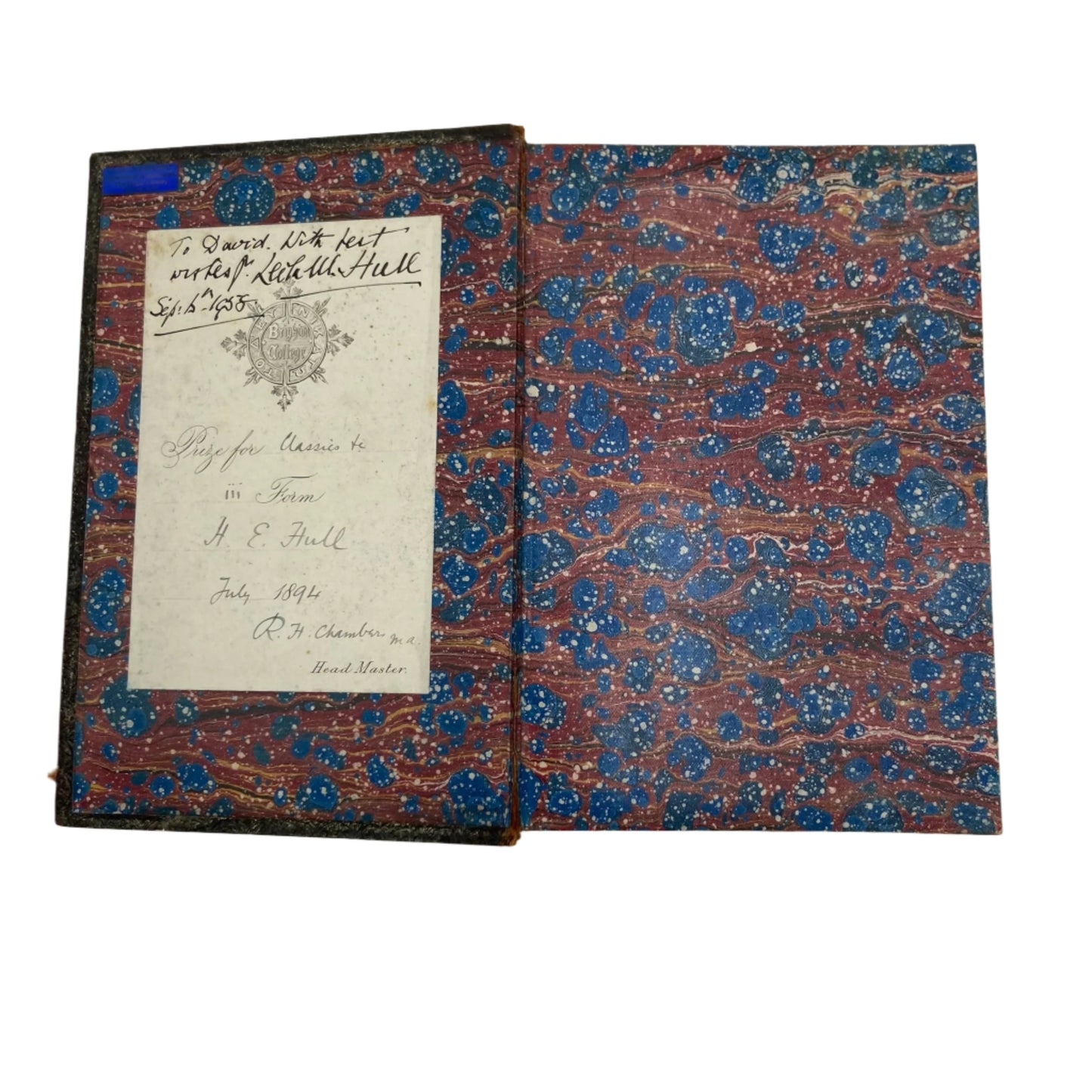 1890 “Oxford: Brief Historical and Descriptive Notes” by Andrew Lang – Antique Illustrated History Book in Tree Calf Prize Binding