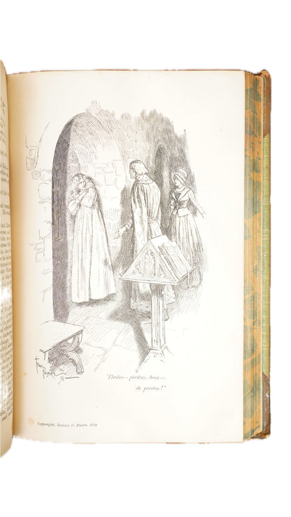Antique Last of the Barons Lytton 1905 Pegram Illustrated Book