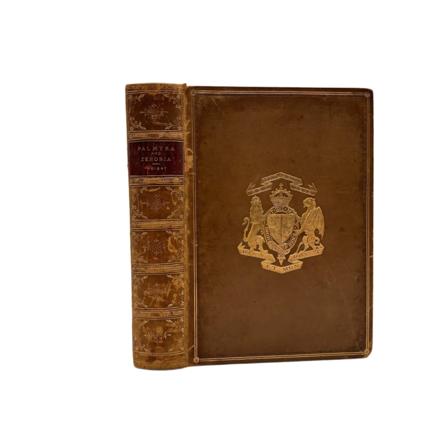 1895 Palmyra and Zenobia Wright Full Calf Prize Binding History