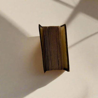 Miniature "The Dairyman’s Daughter" Brown Full Leather Book