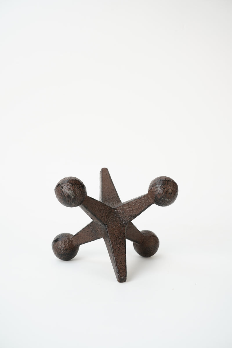 Cast Iron Jack Sculpture Decor
