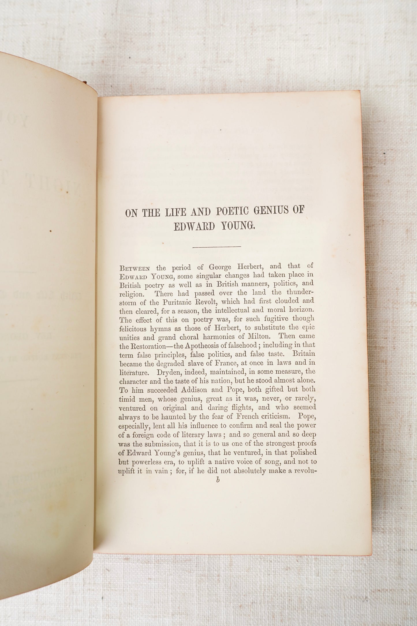 Antique Young's Night Thoughts Full Leather Eton Gift 1863