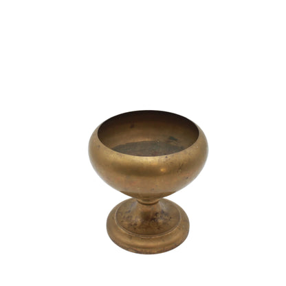 Vintage Brass Goblet | Vintage Catchall | Brass Chalice