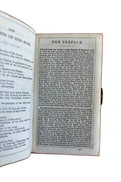 Antique Miniature Book of Common Prayer with Clasp