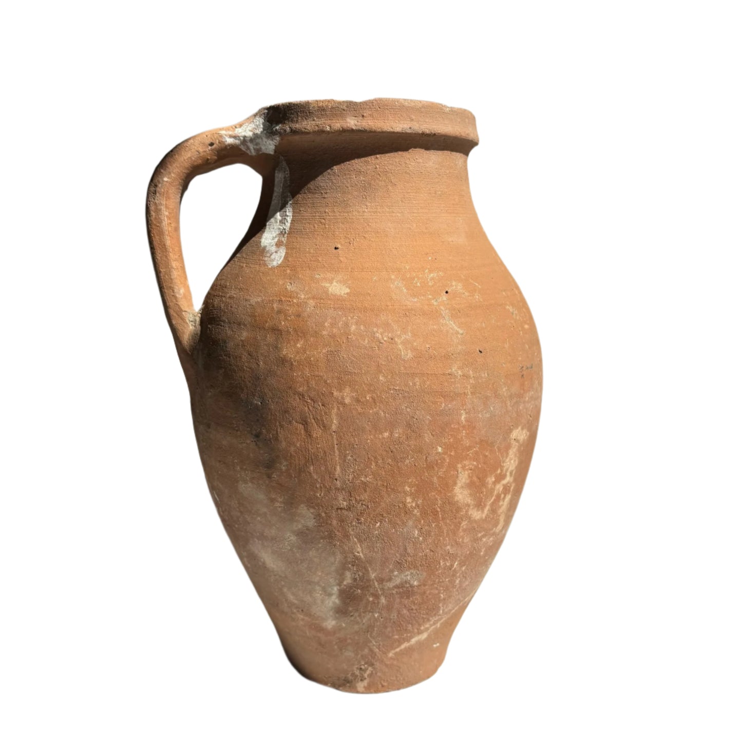 Vintage Turkish Terracotta Unglazed Jug