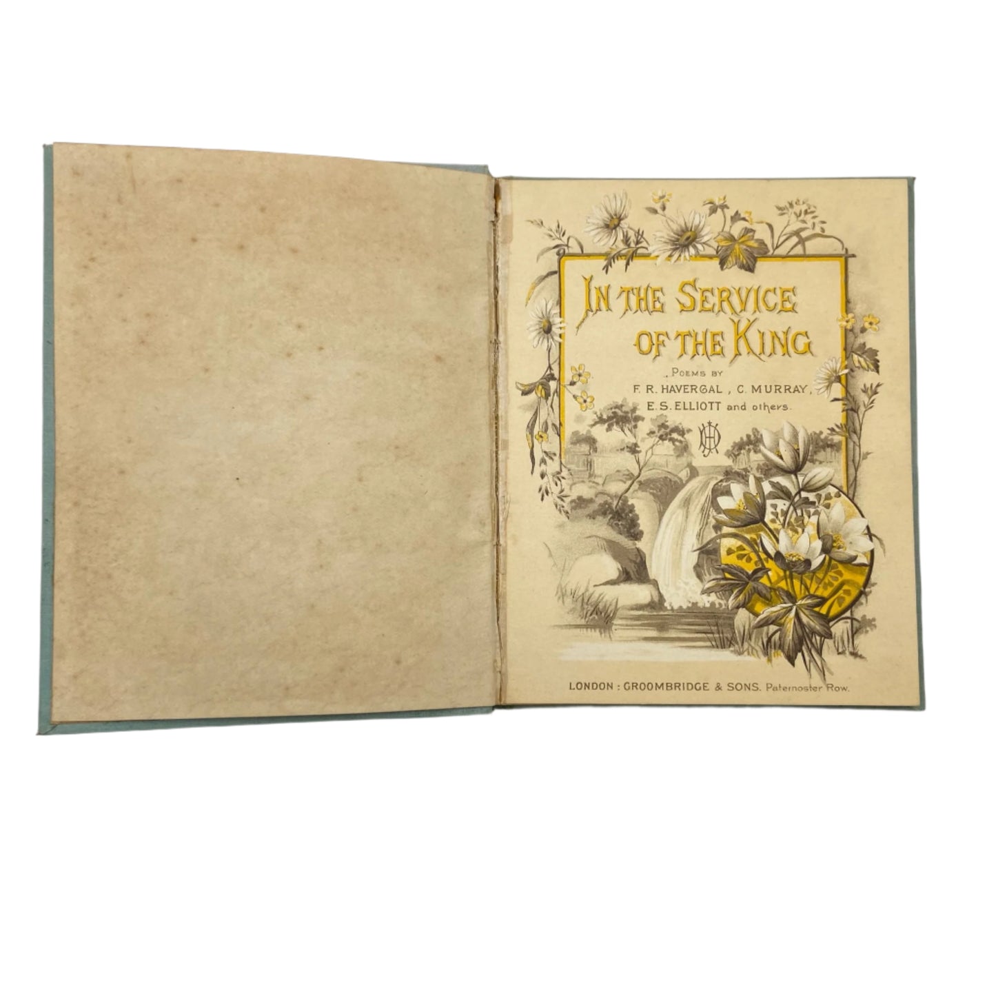 "In the Service of the King" Baby Blue Cloth Book
