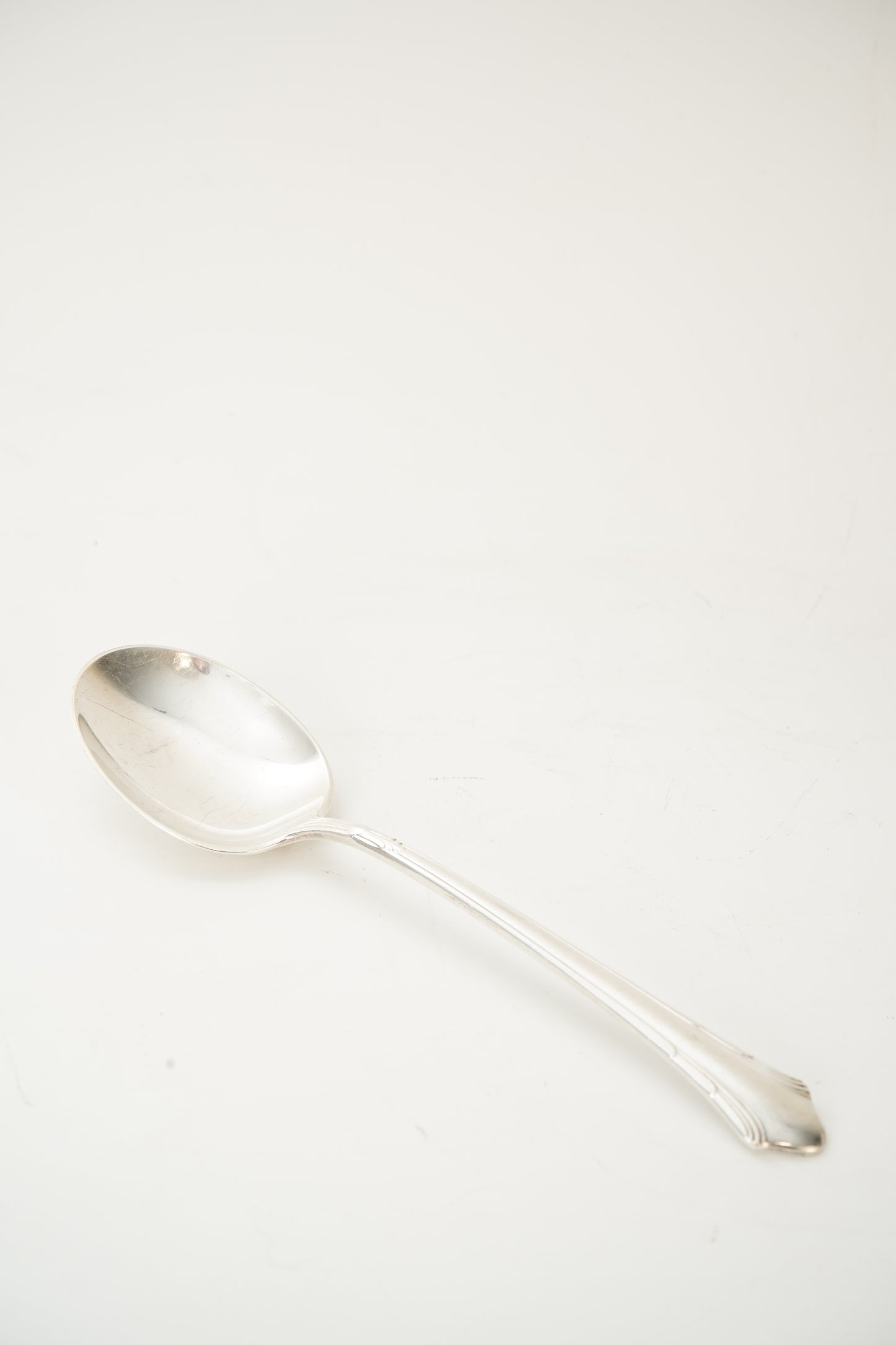 Vintage Silver Plate Soup Spoon