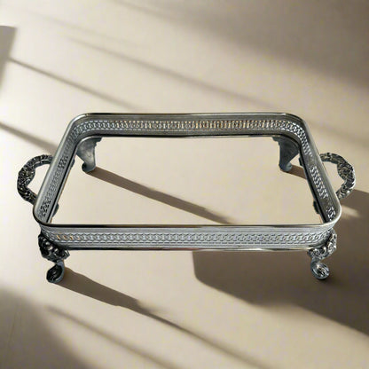 Victorian Silver-Plate Gallery Stand