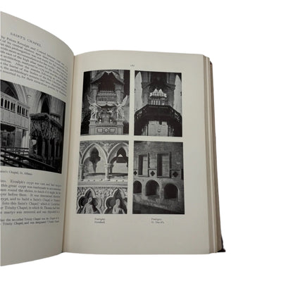 XL 1912 "Gothic Architecture in England" Red Cloth Book