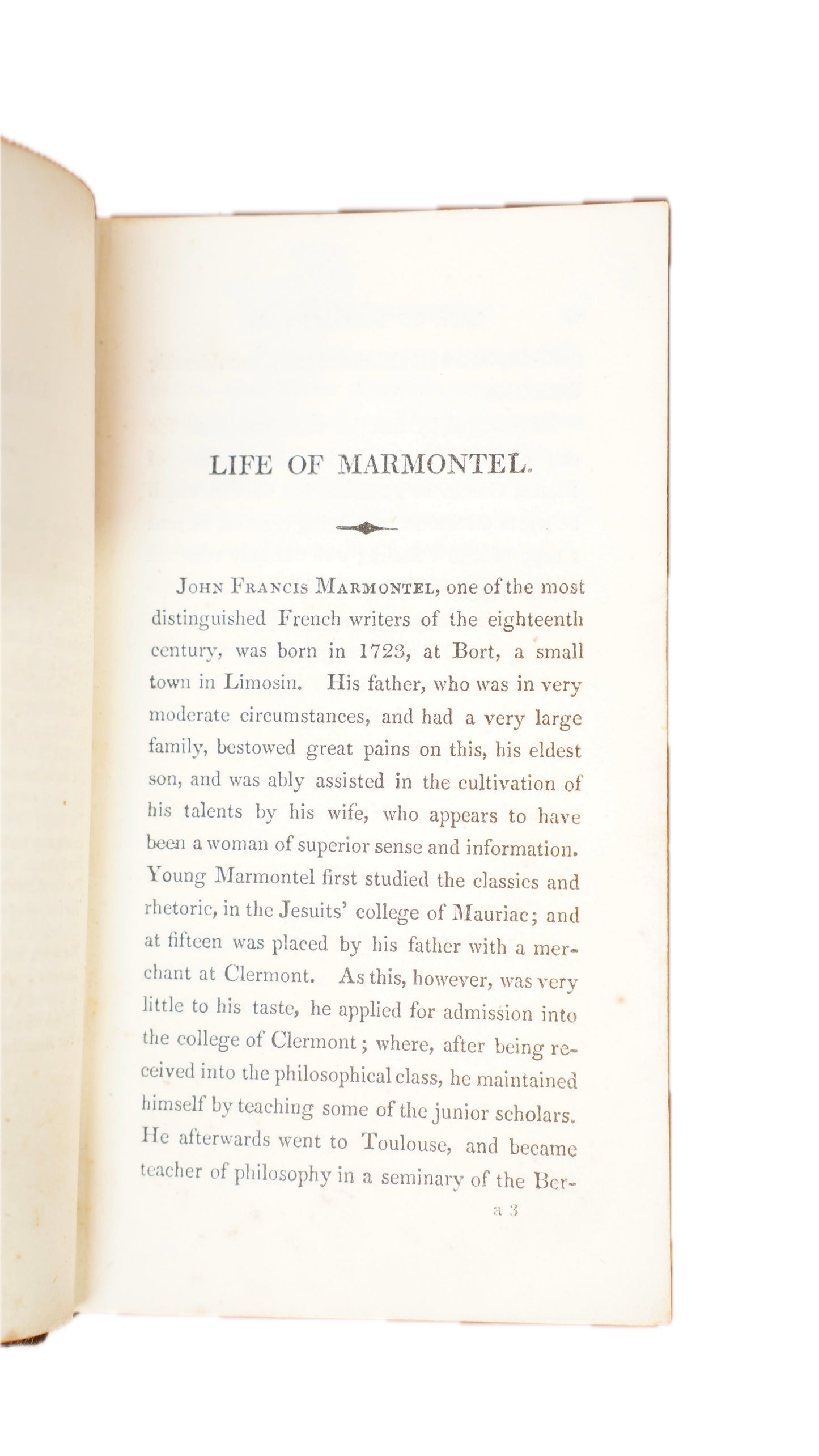 Antique Marmontel Moral Tales 1821 Full Calf Binding
