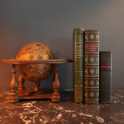 ^ Small Vintage Italian Wooden Globe