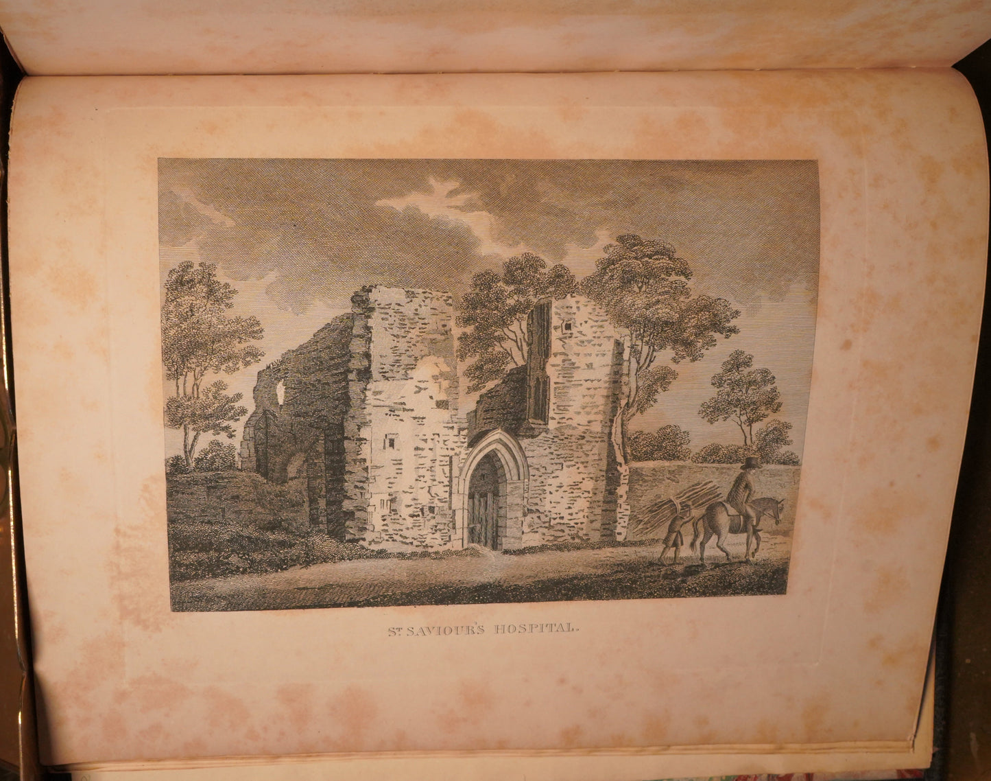 1805 Abbey of St Edmund's Bury Richard Yates Illustrated