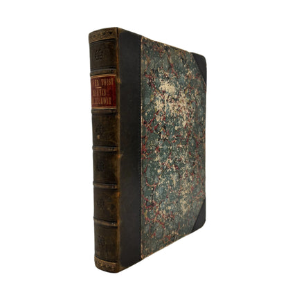 XL "The Adventures of Oliver Twist and Martin Chuzzlewit" Black Half Leather Book